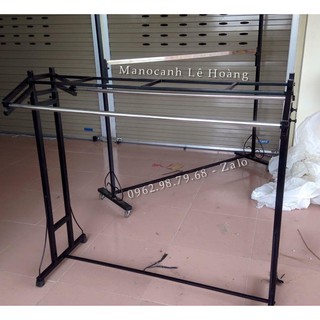 Giàn treo quần áo 1 chiếc giàn đôi 1 tầng