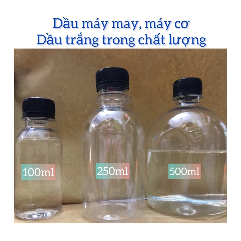 Dầu máy tra các tông đơ, quạt ,máy khâu ,ổ khoá, may máy khâu máy cơ và bình đựng dầu dùng trong may mặc đời sống