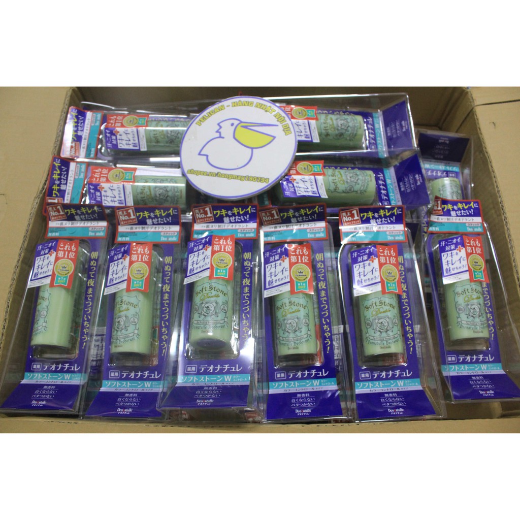 LĂN NÁCH ĐÁ KHOÁNG SOFT STONE KHỬ MÙI, KHÔNG LÀM Ố VÀNG NÁCH ÁO 20G | BigBuy360 - bigbuy360.vn