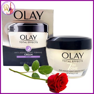 Kem dưỡng da 7 tác động chống lão hóa olay total effects anti-aging night firming cream - hàng mỹ