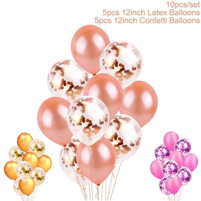 Set 10 bong bóng 12 inch trang trí tiệc