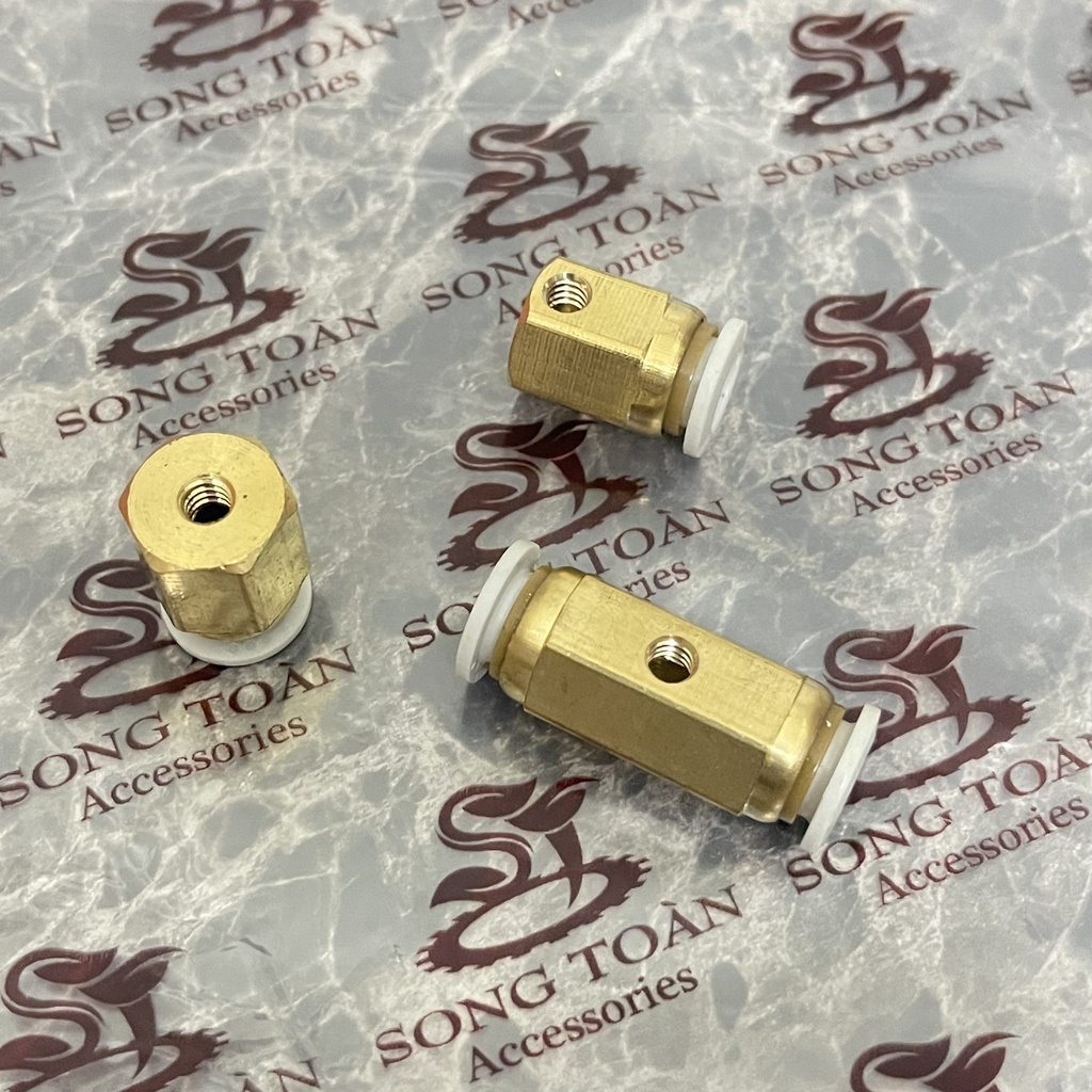 Bộ béc phun sương thân nối ống 8 mm béc sử dụng cho hệ thống phun sương Quán cafe Nhà hàng Làm mát mái