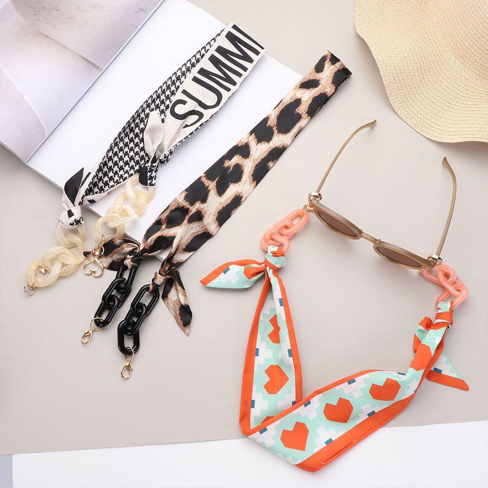 Dây Đeo Mắt Kính Bằng Acrylic Và Kim Loại Thời Trang Cho Nam Và Nữ