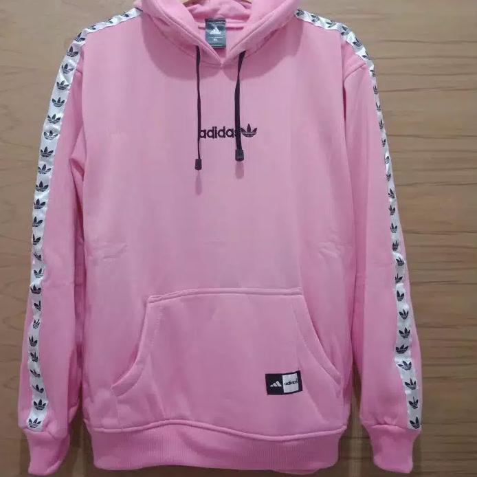 Xu hướng quà tặng. Áo Hoodie dày màu hồng in chữ Can ADIDAS