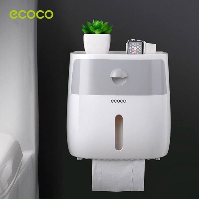 Hộp Đựng Giấy Vệ Sinh  ECOCO Chính Hãng,Cao Cấp Tiện Ích