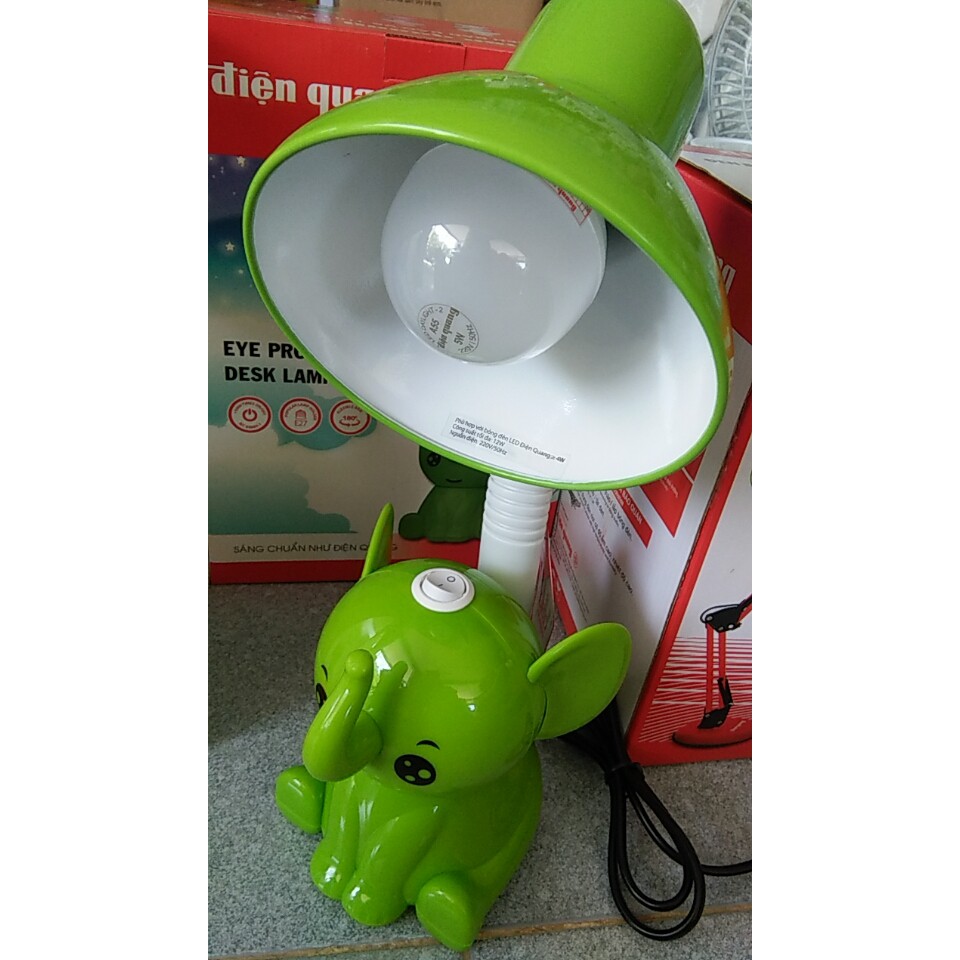 Đèn bàn điện quang tặng kèm bóng kiểu con voi