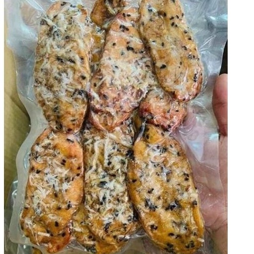 55k Hộp 500gr Chuối Sấy Mè Dừa