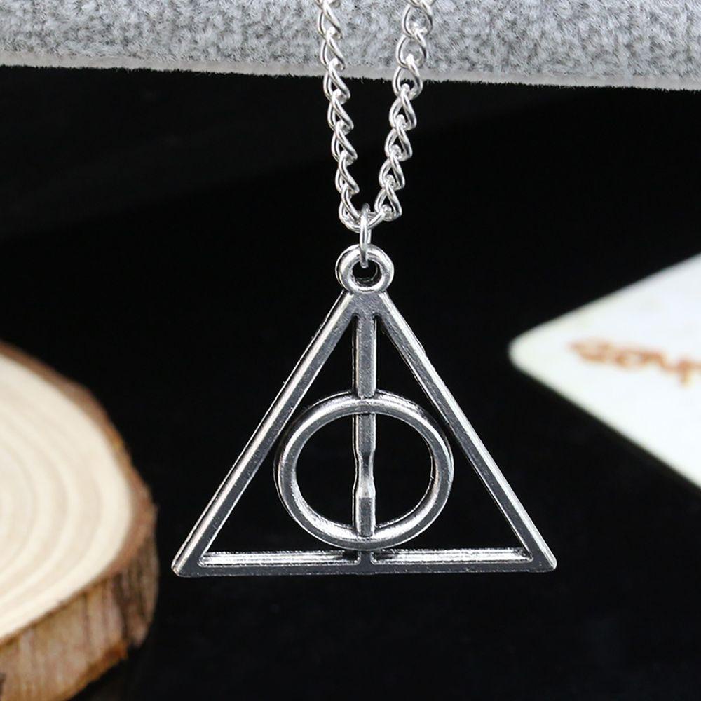Vòng cổ Mặt Phim Deathly Hallows Phong Cách Cổ Điển Dành Cho Nam Và Nữ