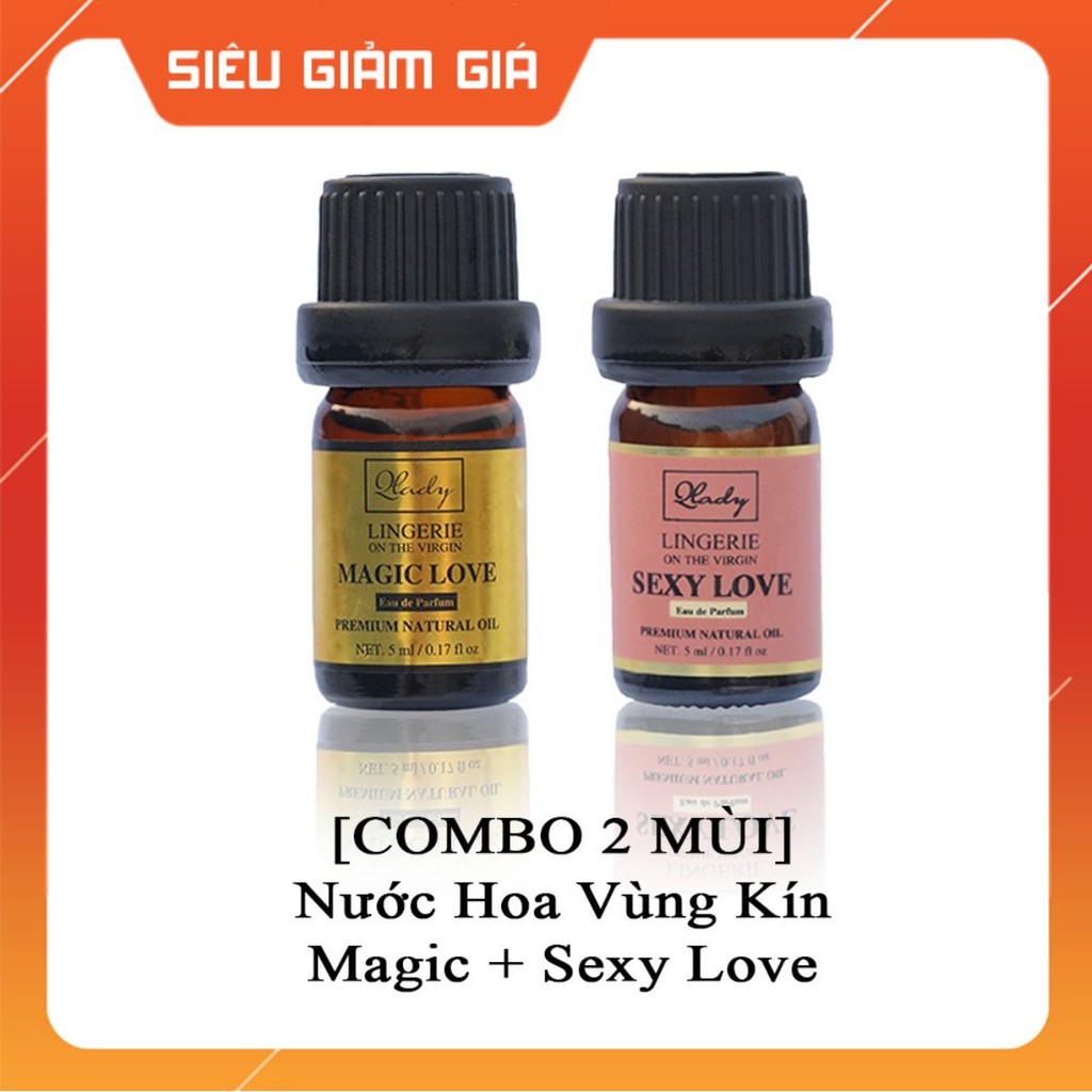 Nước Hoa Vùng Kín Magic Love + Sexy Love 5ml