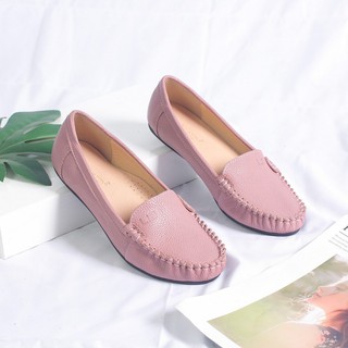 [Mã SKAMLTSM9 giảm 10% đơn 99K] Giày Mọi Da Bò Thật Đế Mềm Màu Đen 3254