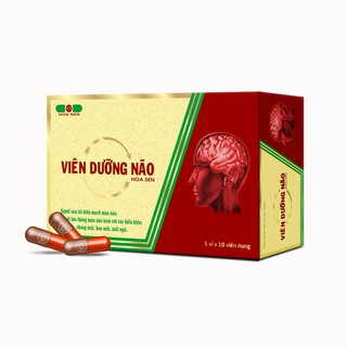 [Freeship extra] VIÊN DƯỠNG NÃO Hoa Sen - Hoạt huyết, an thần, dưỡng não, thiểu năng tuần hoàn não (5 vỉ x 10 viên nang)
