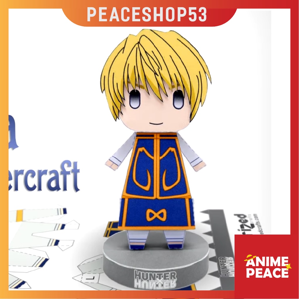 Mô hình giấy Anime Chibi Kurapika Anime Hunter x Hunter OS60