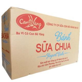 Thùng 20 hộp Bánh Sữa Chua Con Bò Vàng 300g
