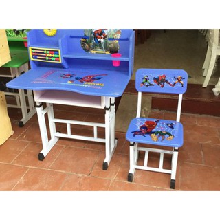 [Sỉ=lẻ] Bàn học sinh cho học sinh cấp 1 (có bảng tính + chữ cái + bảng cửu chương)