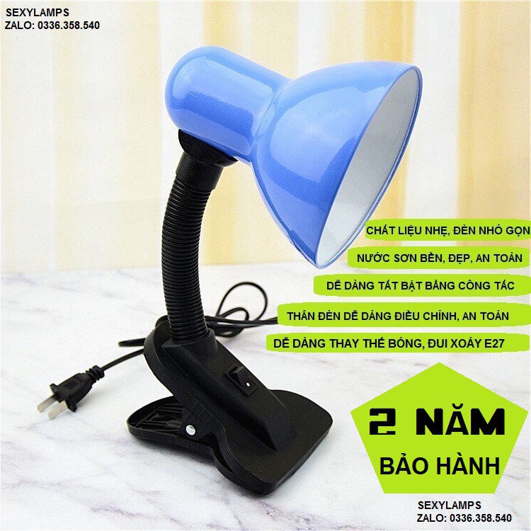 ĐÈN KẸP BÀN - Bóng LED CHỐNG CẬN FSL 6W CHÍNH HÃNG