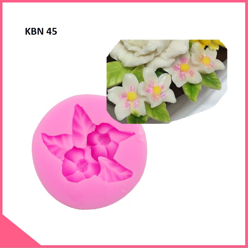 Khuôn Silicone Hoa Dừa Cạn