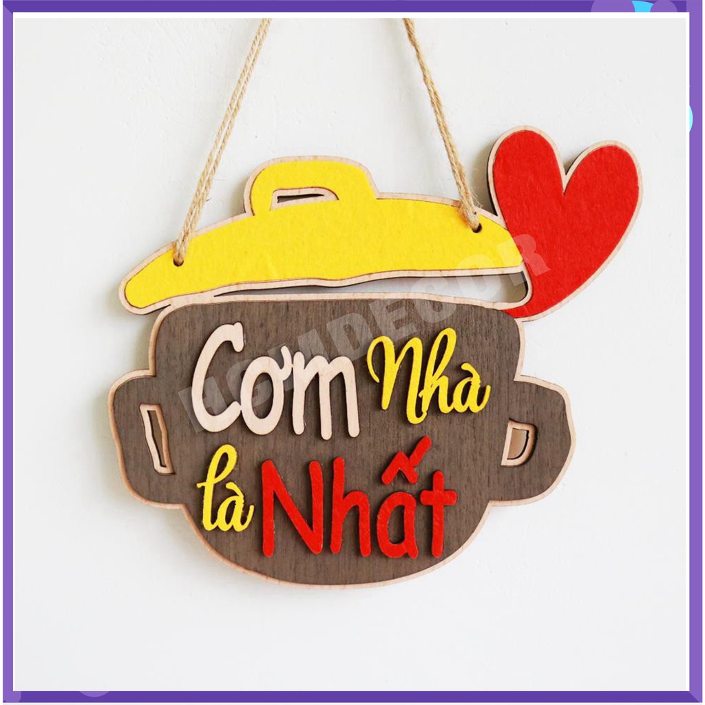 [DECOR] Bảng gỗ trang trí phòng bếp - HCMBM1