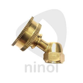 Béc phun tưới cây đồng 4 lỗ cong | Phun đều, bền bỉ, tiết kiệm nước