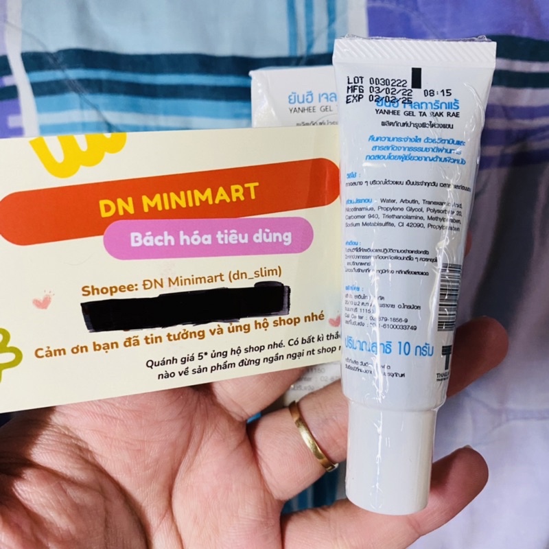 Kem Giảm Thâm Nách Yanhee Gel Ta Rak Rea Thái Lan 10g