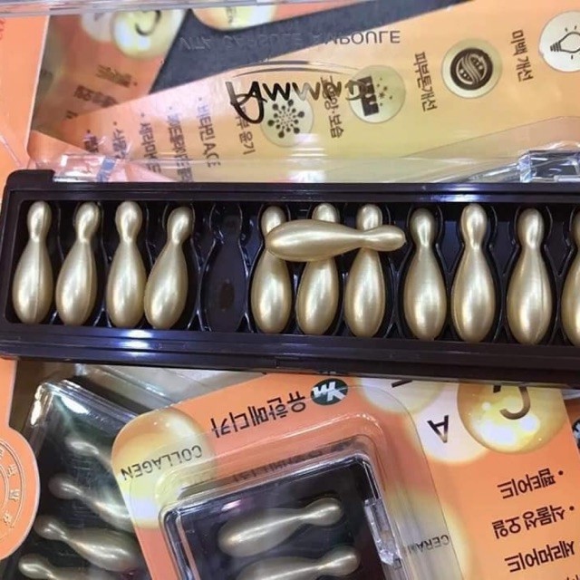 VIÊN COLLAGEN colagen TƯƠI - AMMUD amud MULTI VITA AMPOULE HÀN QUỐC
