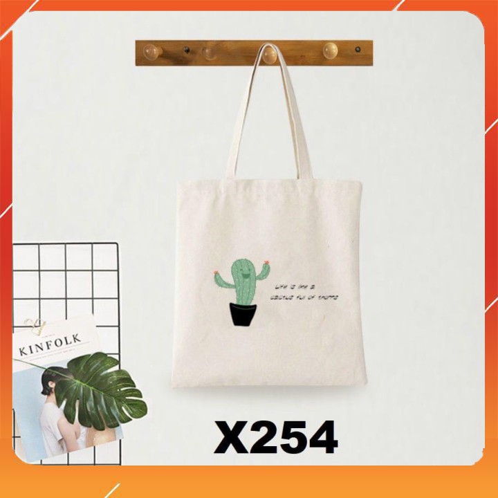 Túi tote vải  canvas phong cách Hàn Quốc  stylist