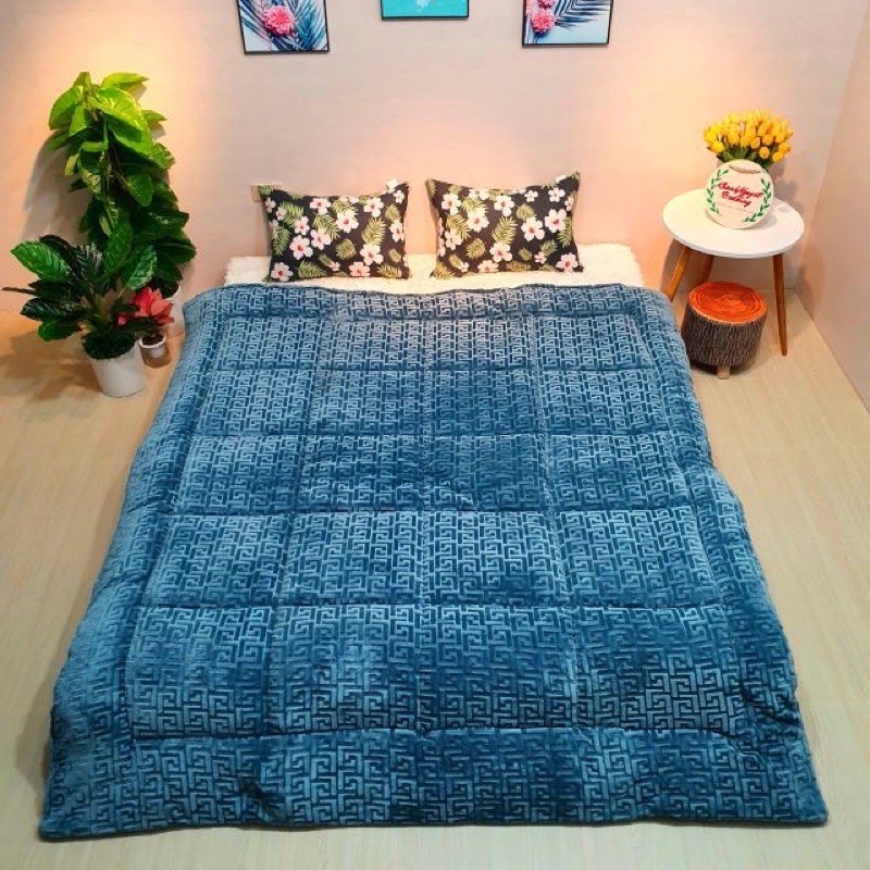 [XẢ RẺ VÔ ĐỊCH] Chăn lông cừu chữ Vạn 3.5kg chăn mùa đông siêu ấm - Hàng sẵn giao ngay-Diga Store
