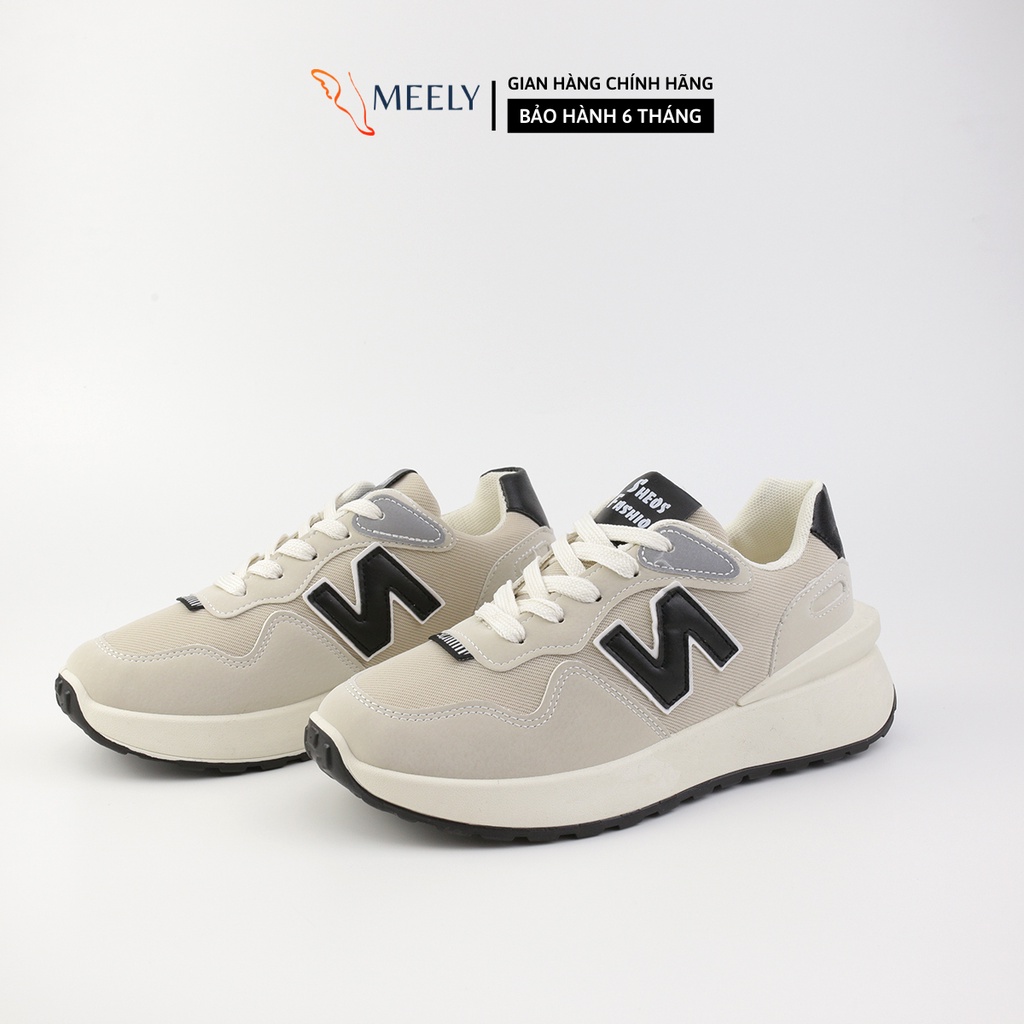 Giày Thể Thao Nữ Độn Đế MEELY Sneaker Ulzzang Tôn Dáng Chữ N - N66