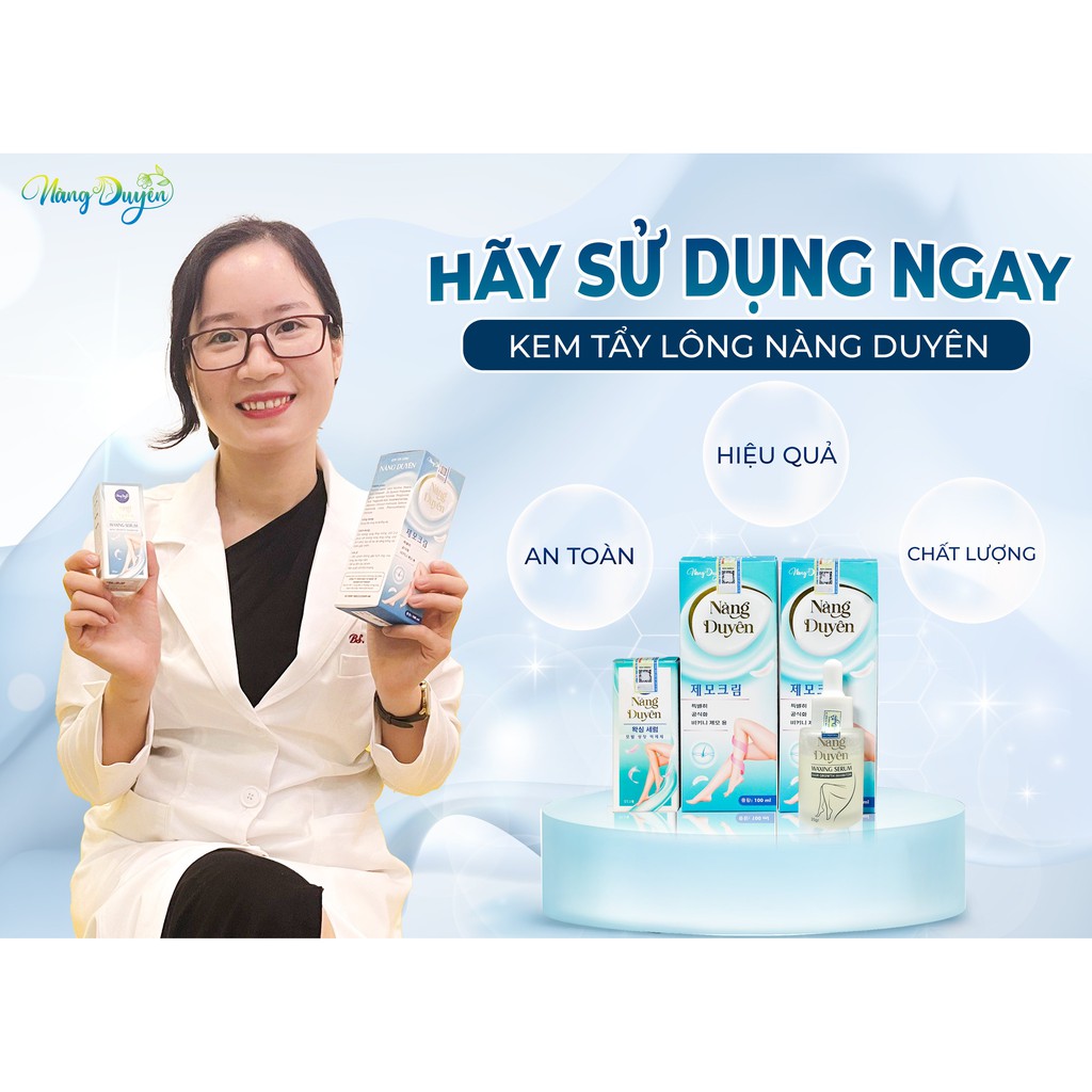 Kem tẩy lông Nàng Duyên triệt lông tận gốc trong 5 phút - không gây kích ứng - wax sạch lông - Beauty Cosmetics Shop