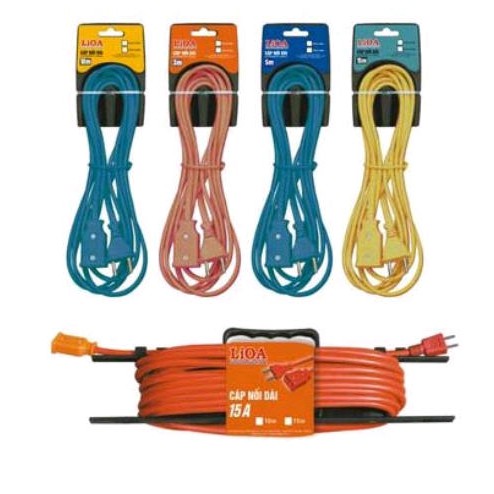 Cáp nối dài LiOA 10A 2 lõi