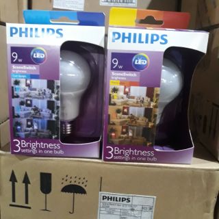 Bóng đèn led phillips scene switch 9W 3 cấp độ sáng