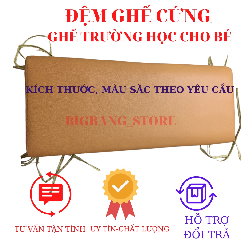 Đệm Cứng Lắp Ghế Băng, Ghế Trường Học Cho Bé Ngồi Học Bài, Bền Đẹp, Êm, Không lún, Màu Sắc Kích Thước Theo Yêu Cầu