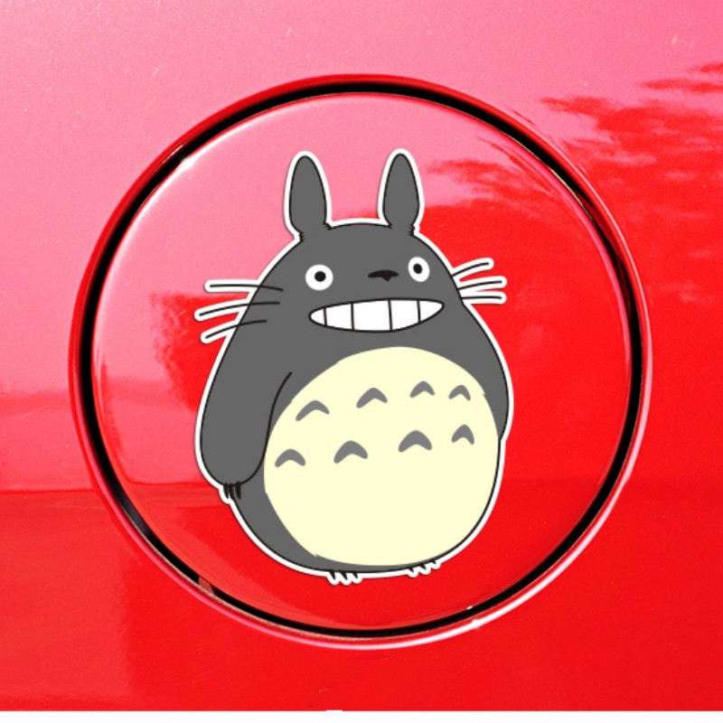Sticker dán phản quang trang trí xe hơi hình totoro xinh xắn