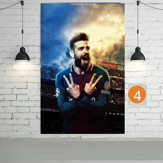 Decal dán tường cầu thủ Barcelona