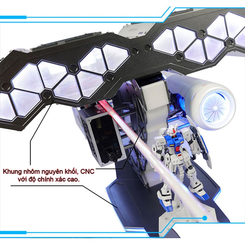 Vỏ case moding mô phỏng Moble Armor 1/144 Dendrobium FUXK GP03 Hyno Store