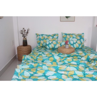 Bộ ga gối kt:2m*2m2 coton 100% 4 món không kèm mền