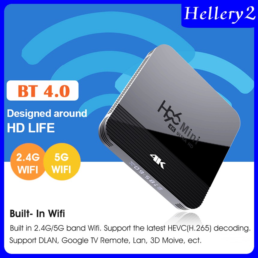 Đầu Tv Box Android 9.0 H96 Mini H8 Rk3228A 2.4g / 5g Wifi 2 + 16gb Us