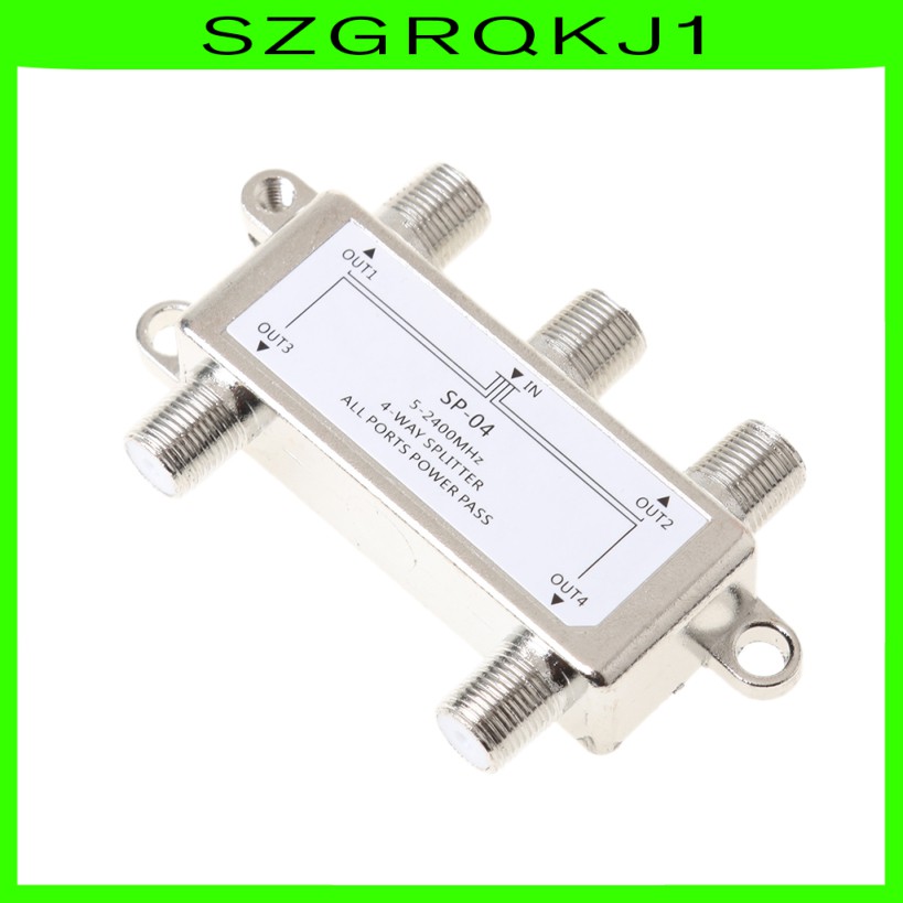 Bộ Chia Tín Hiệu Vệ Tinh 4 Cổng Catv Hdtv 5-2400mhz