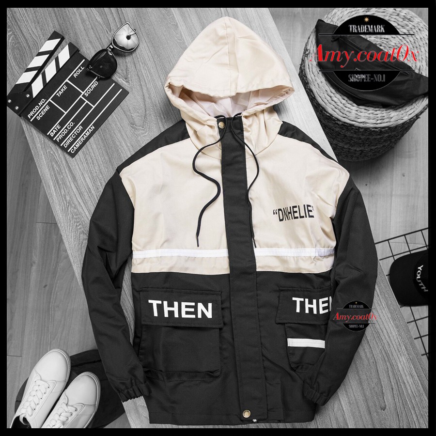 Áo khoác khoát nam nữ kaki dày form rộng túi hộp áo khoát khoác jacket kaki chống nước 2 lớp cao cấp unisex - Amy.Coat0x