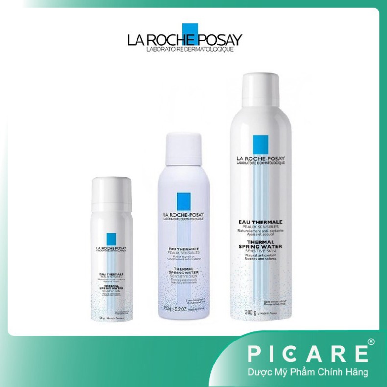 [CHÍNH HÃNG] La Roche Posay Nước Khoáng Làm Dịu Và Bảo Vệ Da Thermal Spring Water (50ml - 150ml - 300ml)