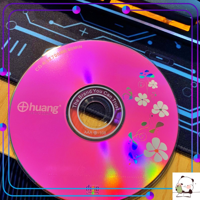 Đĩa trắng CD-R Pink Huang 700mb bán theo nhiều lựa chọn số lượng - màu hồng tím