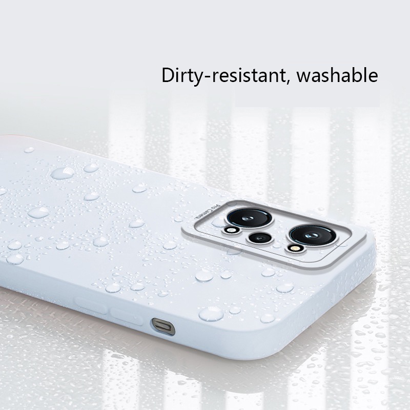 Ốp Điện Thoại Silicone Màu Trơn Chống Sốc Cho Realme GT Neo 2