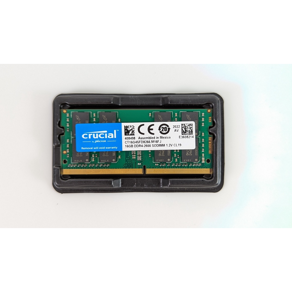 Ram Laptop DDR4 Crucial 16Gb Bus 2666.Chính Hãng mới 100%,Bảo hành 48 Tháng 1 Đổi 1