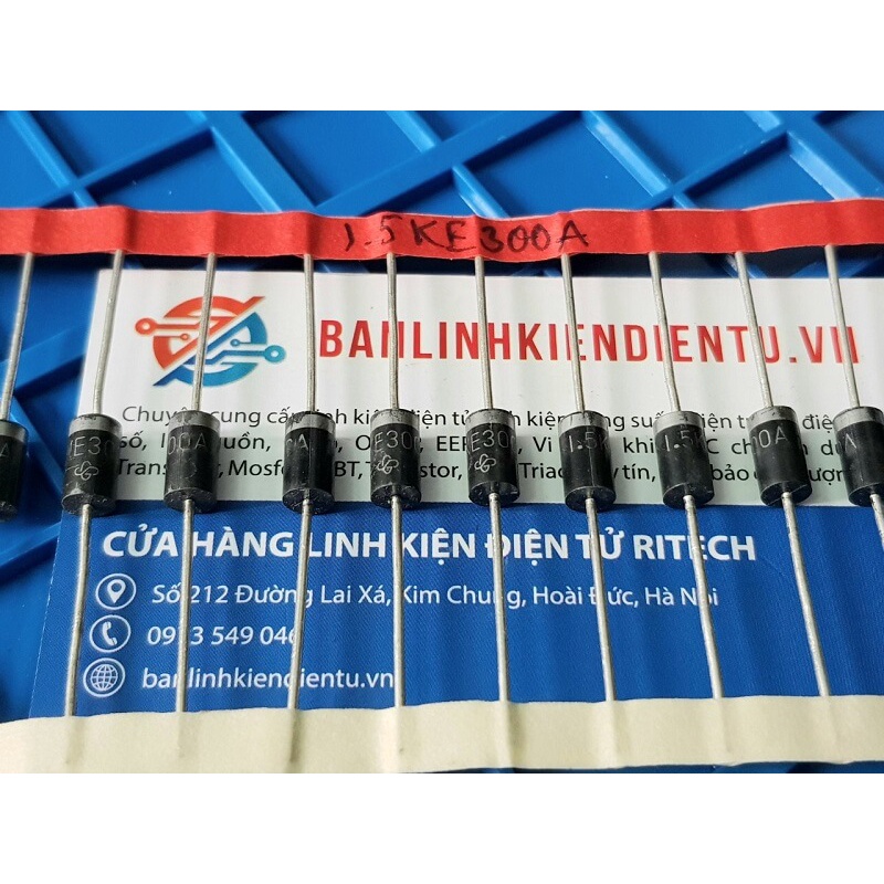 [Combo 5 con] 1.5KE300A DIODE TVS 300V 1500W DO-201