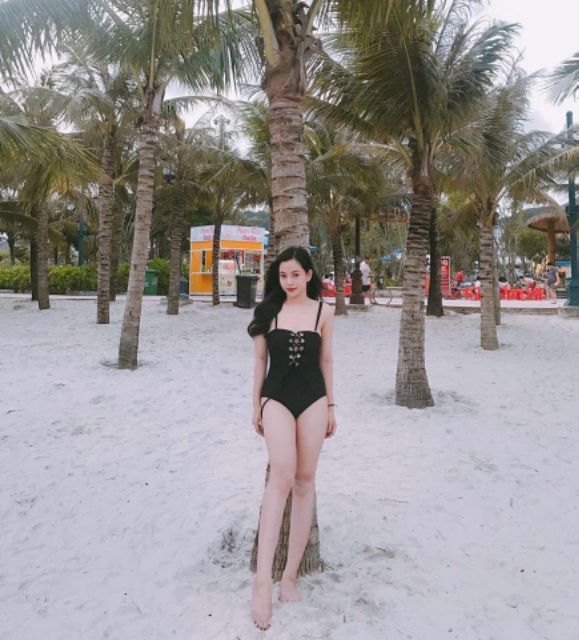 Bikini đan khuy ngực