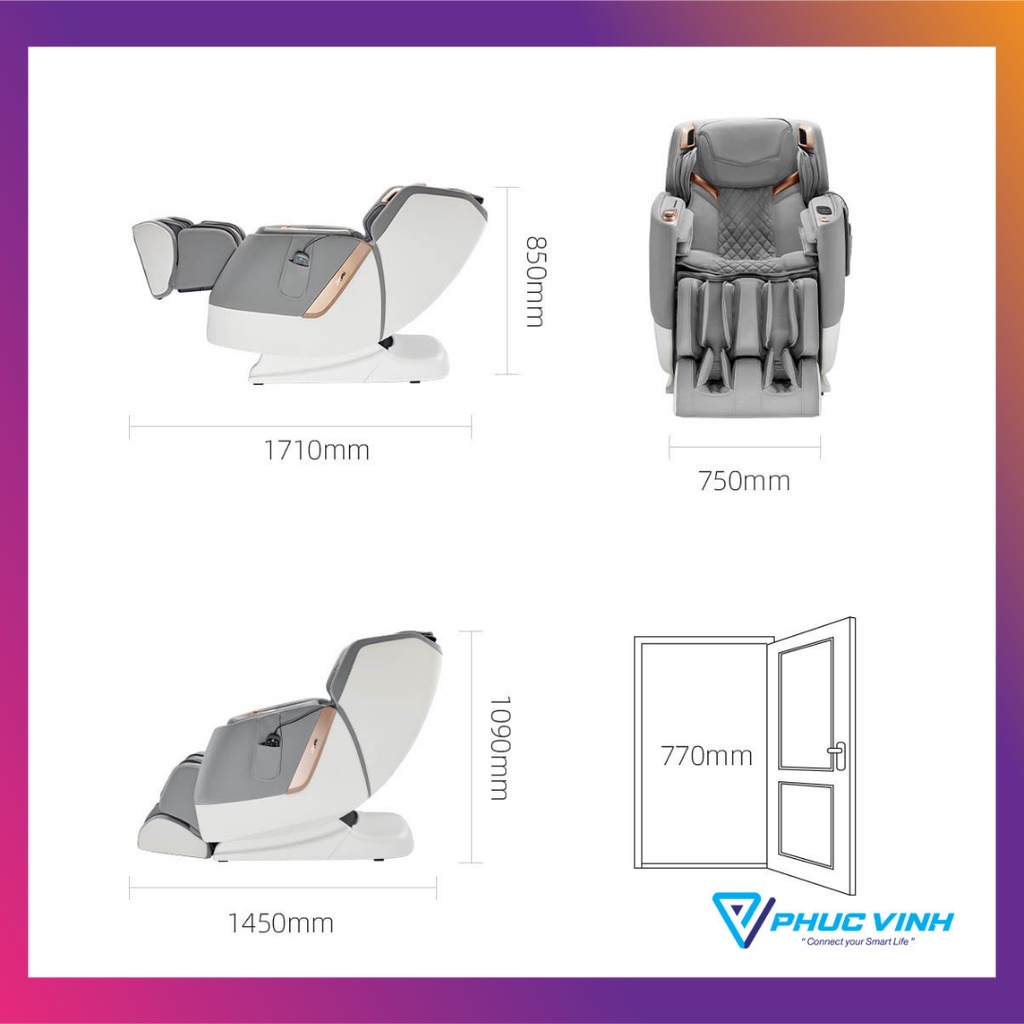 GHẾ MASSAGE TOÀN THÂN  AI JOYPAL MONSTER 3209D