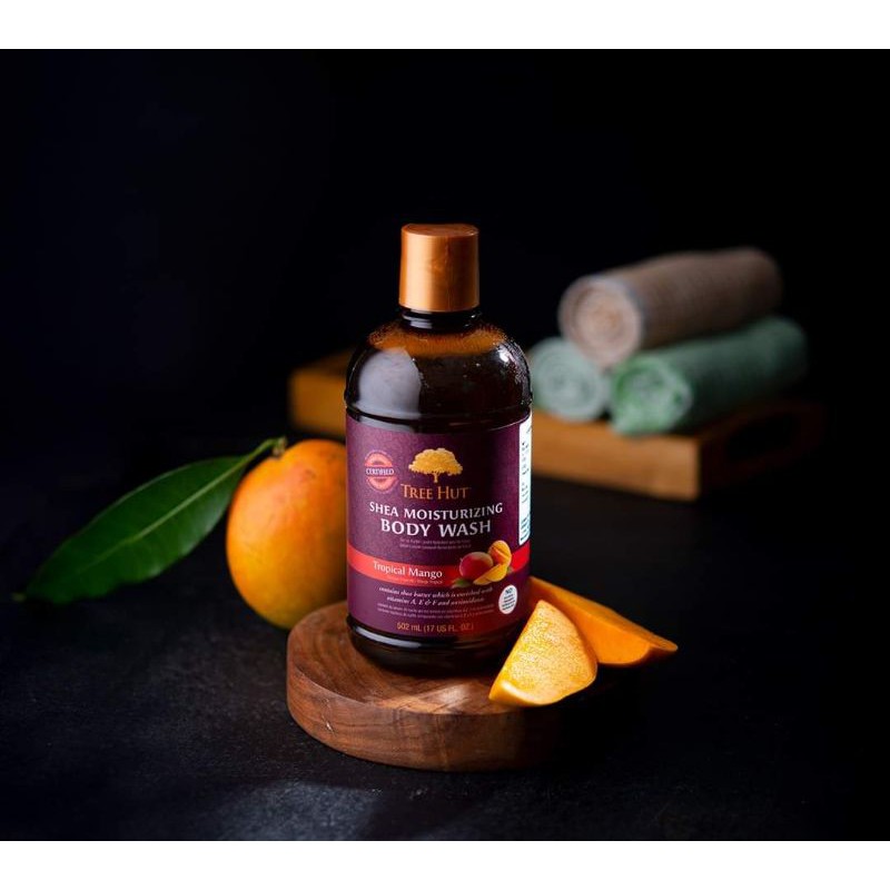 DẦU TẮM DƯỠNG THỂ TREE HUT SHEA MOISTURIZING BODY WASH TROPICAL MANGO | BigBuy360 - bigbuy360.vn