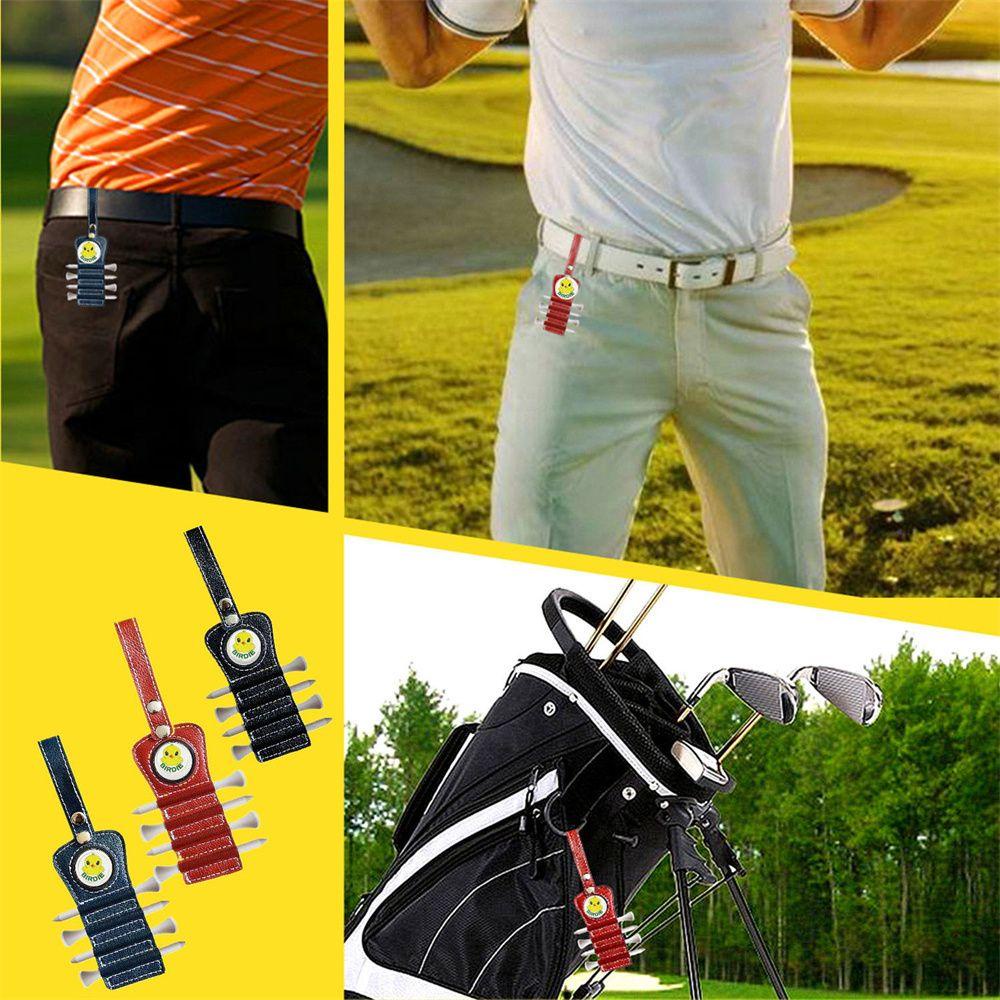 Giá Đỡ Bóng Golf Husband Golf Bằng Gỗ Kèm 4 Túi Nhỏ Đeo Hông Tiện Dụng