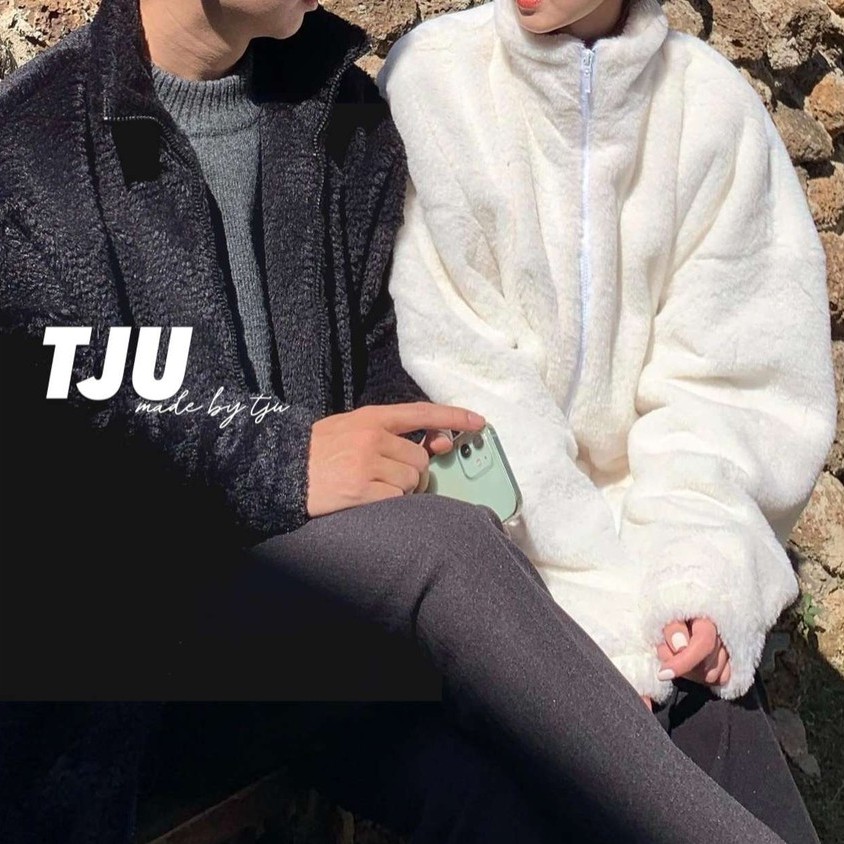 Áo khoác lông cổ cao mềm mịn mùa đông, Áo lông cừu ulzzang, Hàn Quốc, thiết kế T-Ju (áo lông sheep) | BigBuy360 - bigbuy360.vn