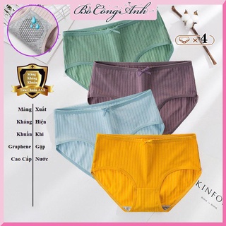 Quần lót cotton bông màng kháng khuẩn chất lượng cao