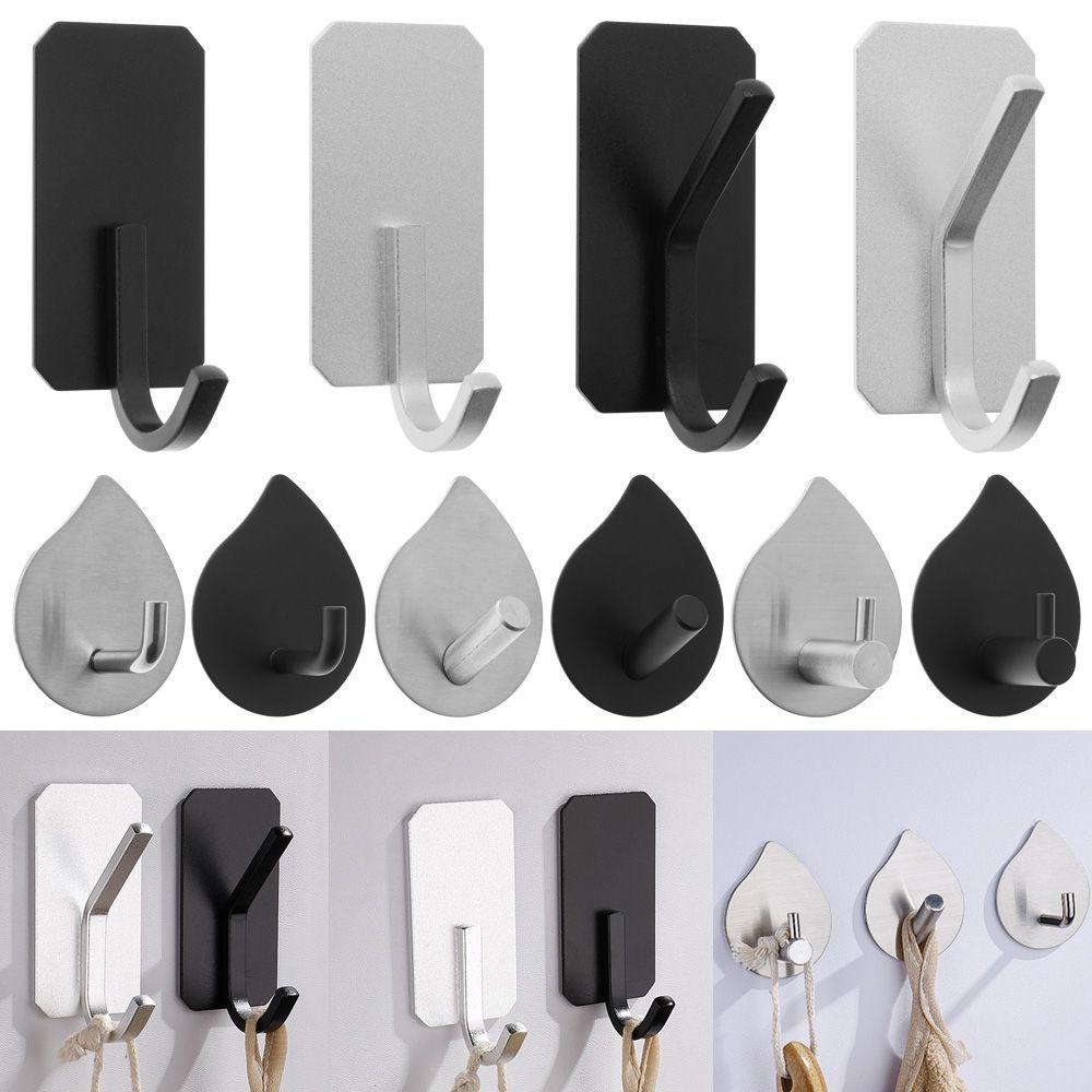 PISTA Móc Dán Tường Treo Khăn Tắm Chống Rỉ Sét